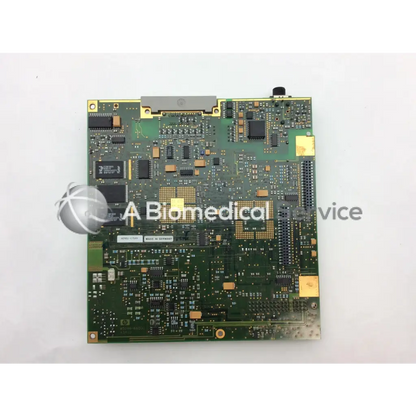 Green patient monitor circuit board a3951-17599 with gold-plated connectors and electronic components for hp m3046-66502