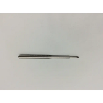 Silver metallic precision acetabular exposure pin with tapered tip and engraved markings for acetabular exposure use