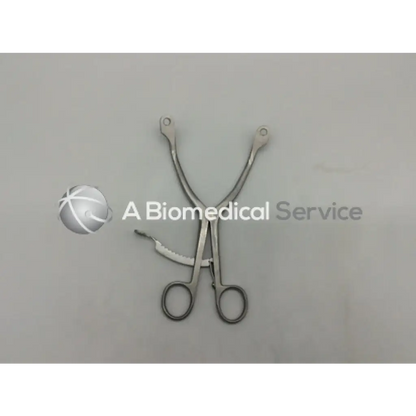 Sterilized innomed t1015 kolbel surgical forceps with polished metallic handles and curved serrated jaws