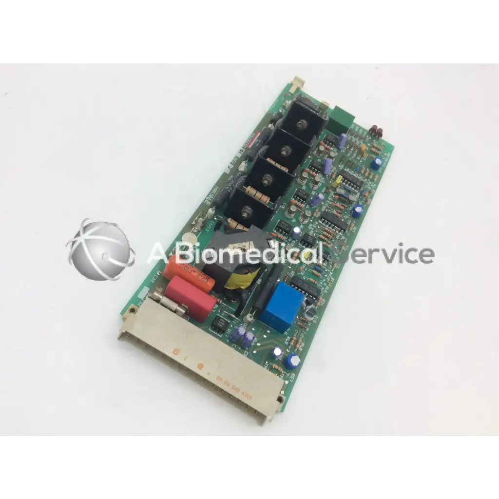 Green printed circuit board with black red and blue components instem 2065555g rev j hmk9048 hmk9048 board