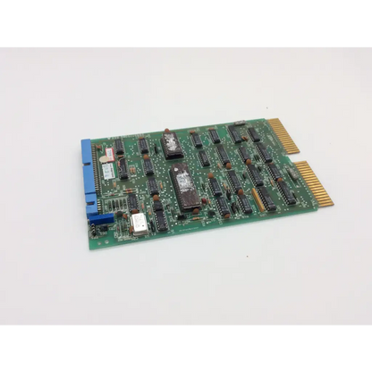 Instem 442 2d65779g01 rev green printed circuit board with black integrated circuits and gold connectors including sn74ls96n bbcf5-3