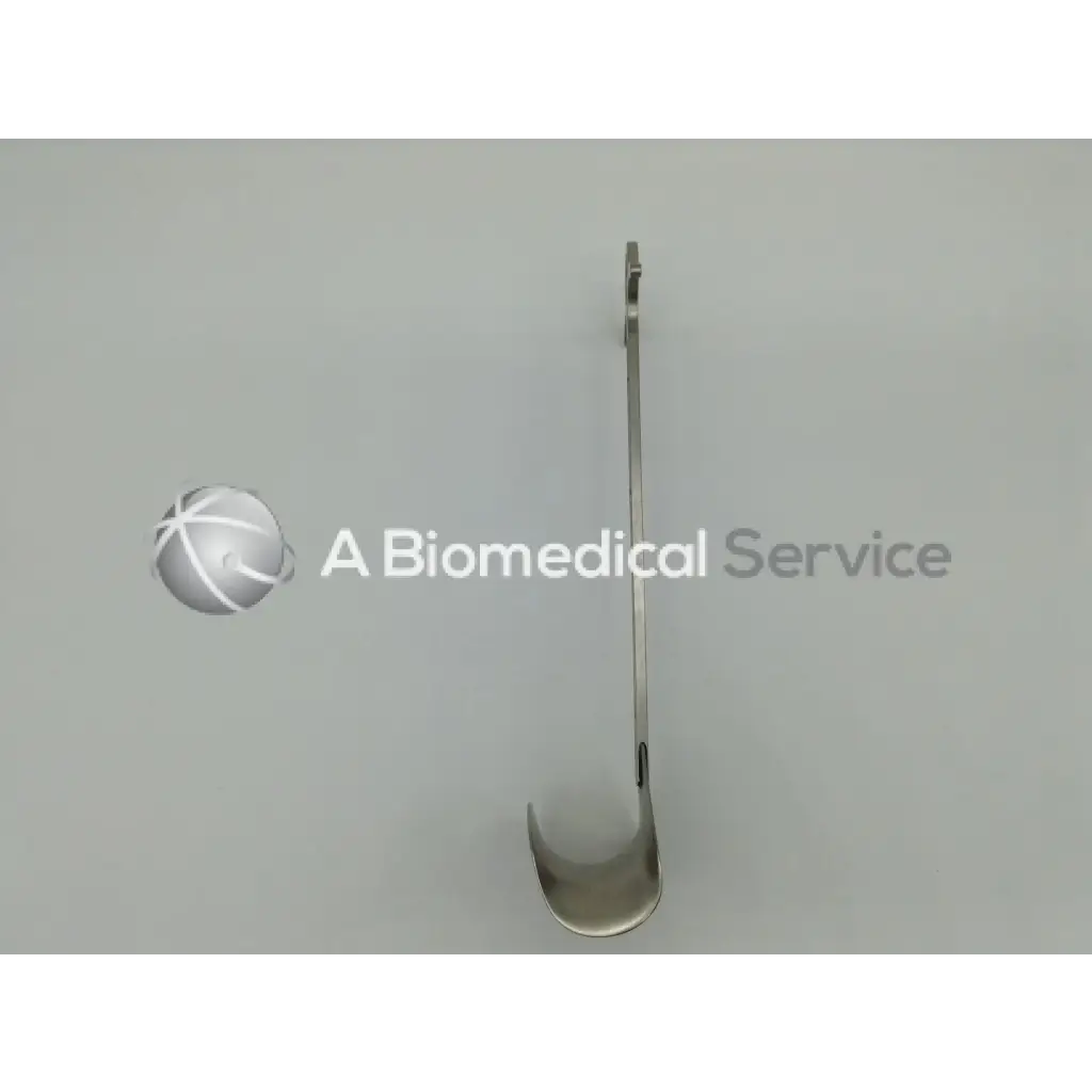 Stainless steel integra jarit balfour center blade surgical retractor with curved elongated design and top hook
