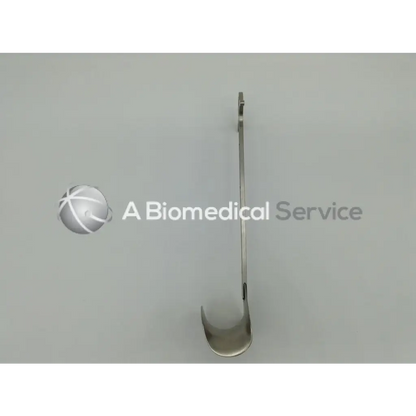 Stainless steel integra jarit balfour center blade surgical retractor with curved elongated design and top hook