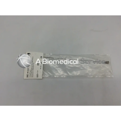 Silver metallic integra jarit 285-452s surgical stylet with spherical head in clear packaging for frazier suction tube 8fr