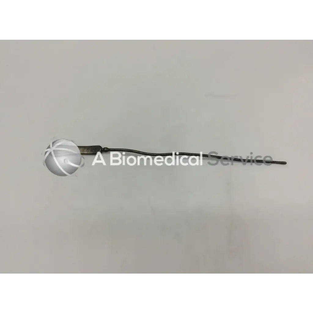 Silver spherical medical uterine sound with long black handle integra jarit 500-250 uterine sound ac5-276
