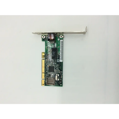 Green intel kalex pci ethernet network card with metallic bracket and gold pci ethernet connection pins for high-speed data