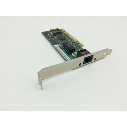 Green circuit board intel kalex pci ethernet network adapter with silver metal bracket and ethernet port for pci ethernet connection