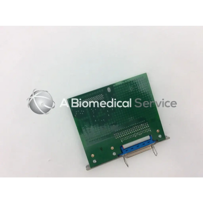 Intermec 1-971041-001 parallel port i/o board with green circuit board, blue connector, and silver screws bbcf1-5
