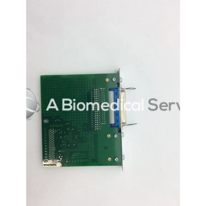Green rectangular intermec parallel port i/o board with blue and silver bbcf1-5 connector on the right side
