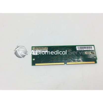 Green circuit board intermec pm4i 4mb flash simm module with gold contacts and white barcode labels for label printing