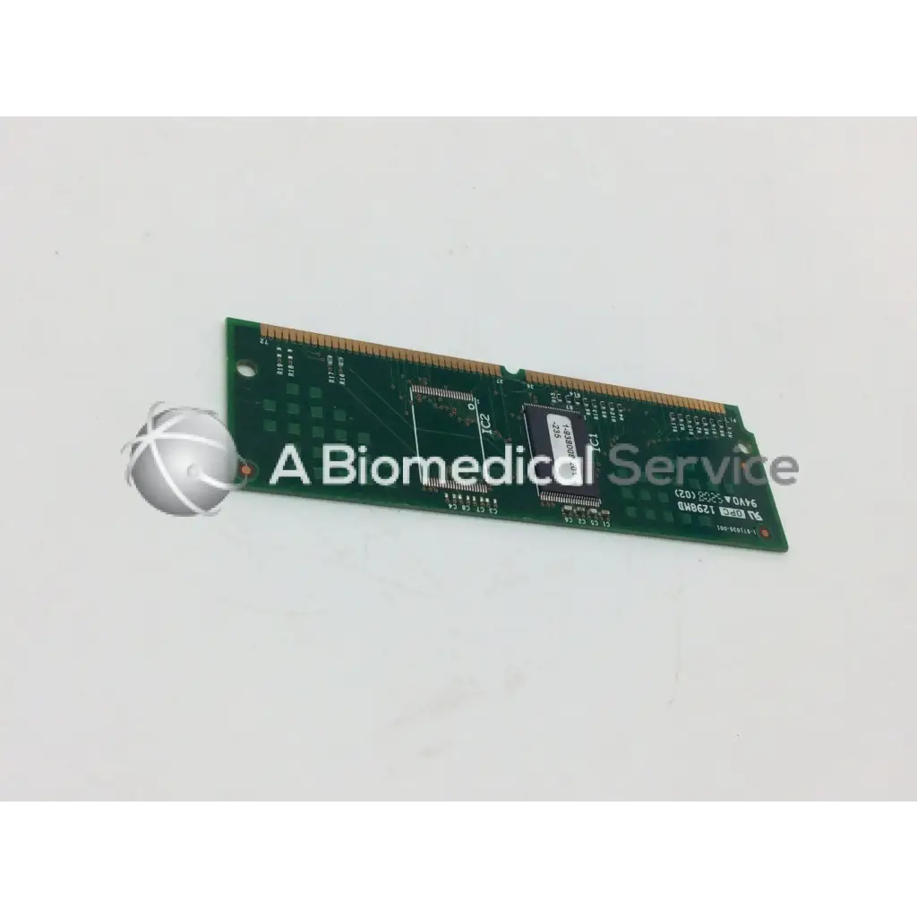 Green circuit board memory module with gold contacts and black labels for intermec pm4i 4mb flash simm module
