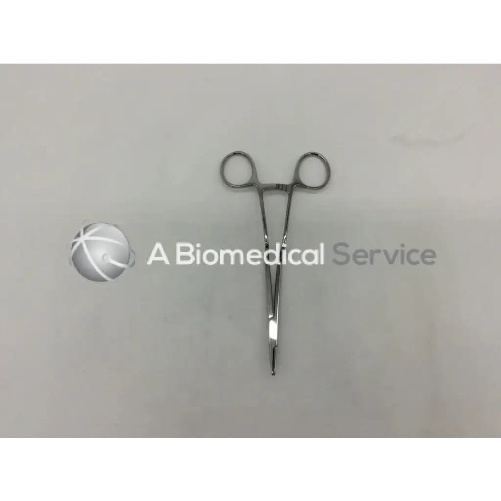 Stainless steel jarit 120-215 bayonet needle holder with rounded finger loops and pointed tips surgical clamp