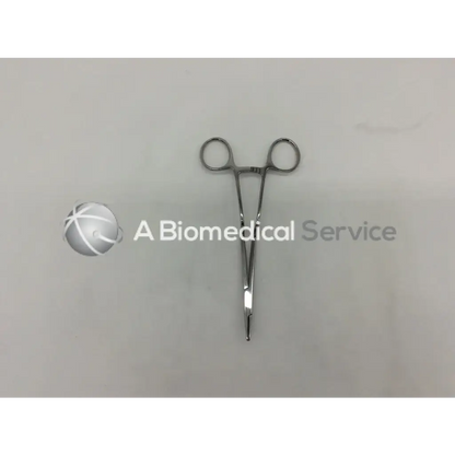 Stainless steel jarit 120-215 bayonet needle holder with rounded finger loops and pointed tips surgical clamp
