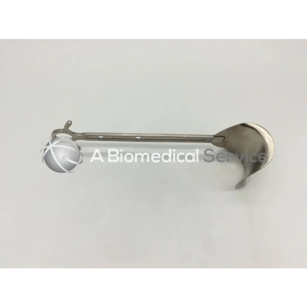 Stainless steel jarit 205-293 balfour center blade otoscope with curved reflective lens and spherical handle