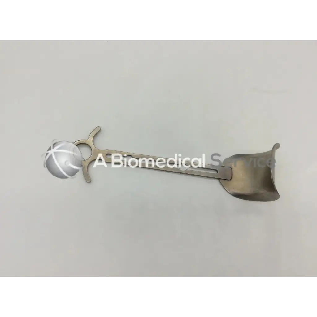 Stainless steel jarit 205-322 balfour center blade surgical retractor with curved blade and spherical handle