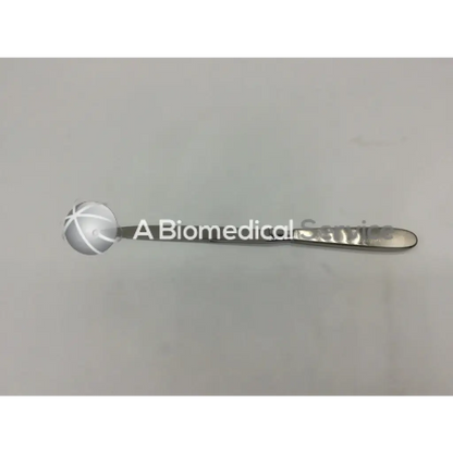 Silver surgical amputation knife jarit 225-412 with rounded textured head and smooth handle for precise cutting