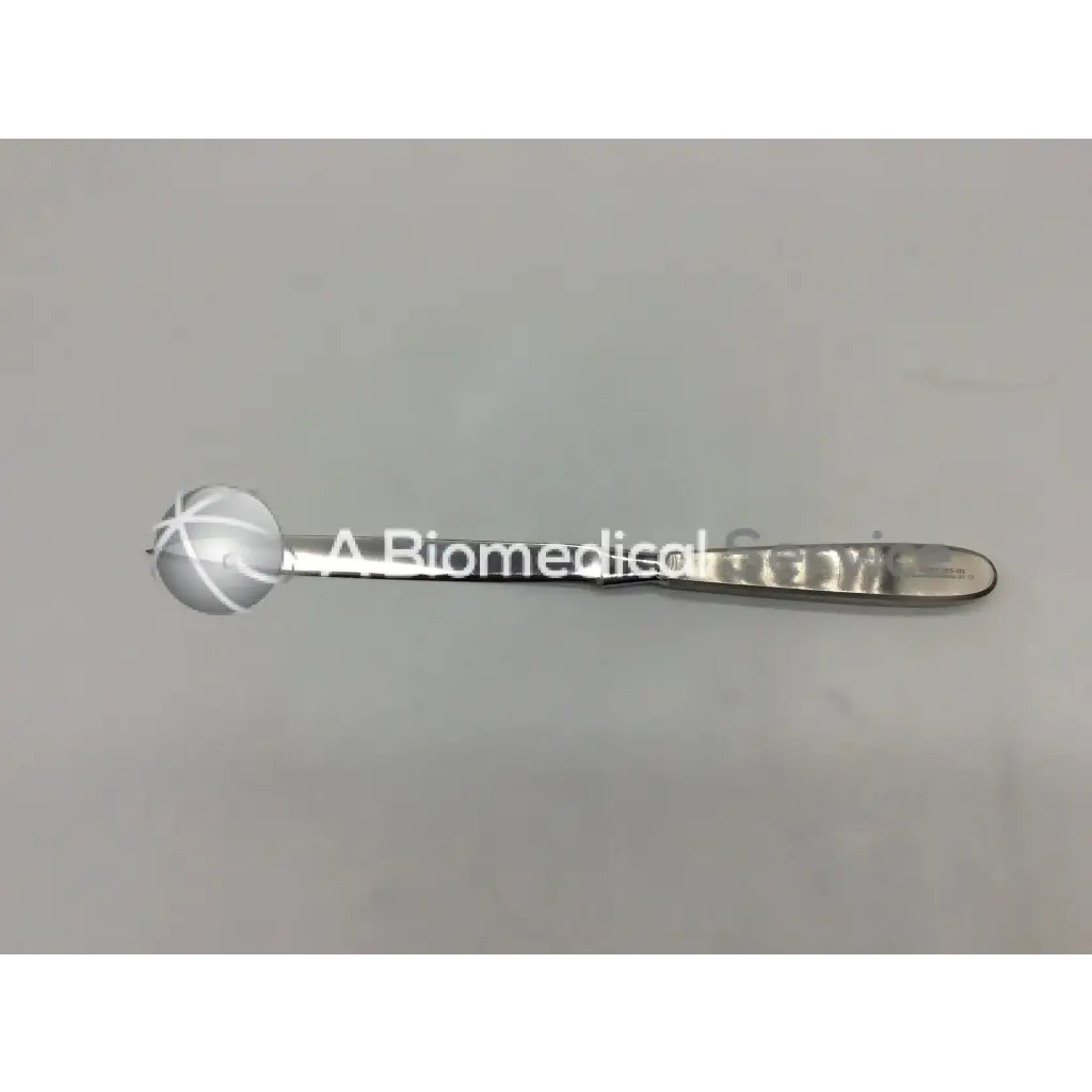 Silver jarit 225-412 amputation knife with rounded textured head and sleek elongated handle for precise surgical use