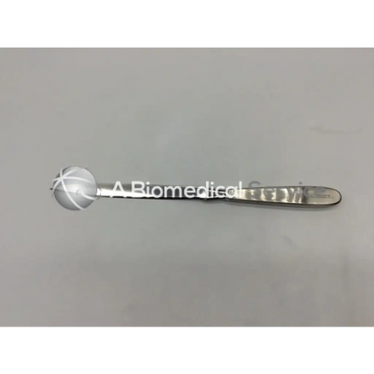 Silver jarit 225-412 amputation knife with rounded textured head and sleek elongated handle for precise surgical use