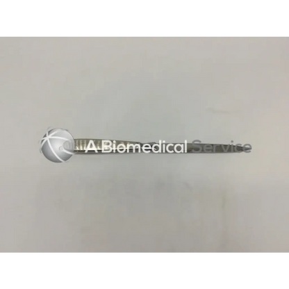 Silver metallic jarit 225-412 amputation knife with spherical head and engraved biomedical service text