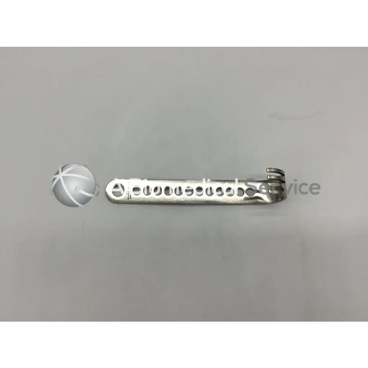 Silver metallic jarit 225-503 initial incision retractor with circular holes and angled end for incision retractor use