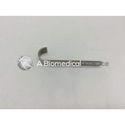 Jarit 225-503 initial incision retractor stainless steel with curved multi-pronged head and straight handle