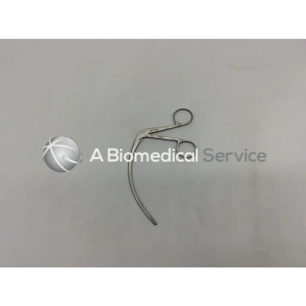 Stainless steel jarit 270-185 retriever ad5-70 surgical clamp with curved slender design and circular handles
