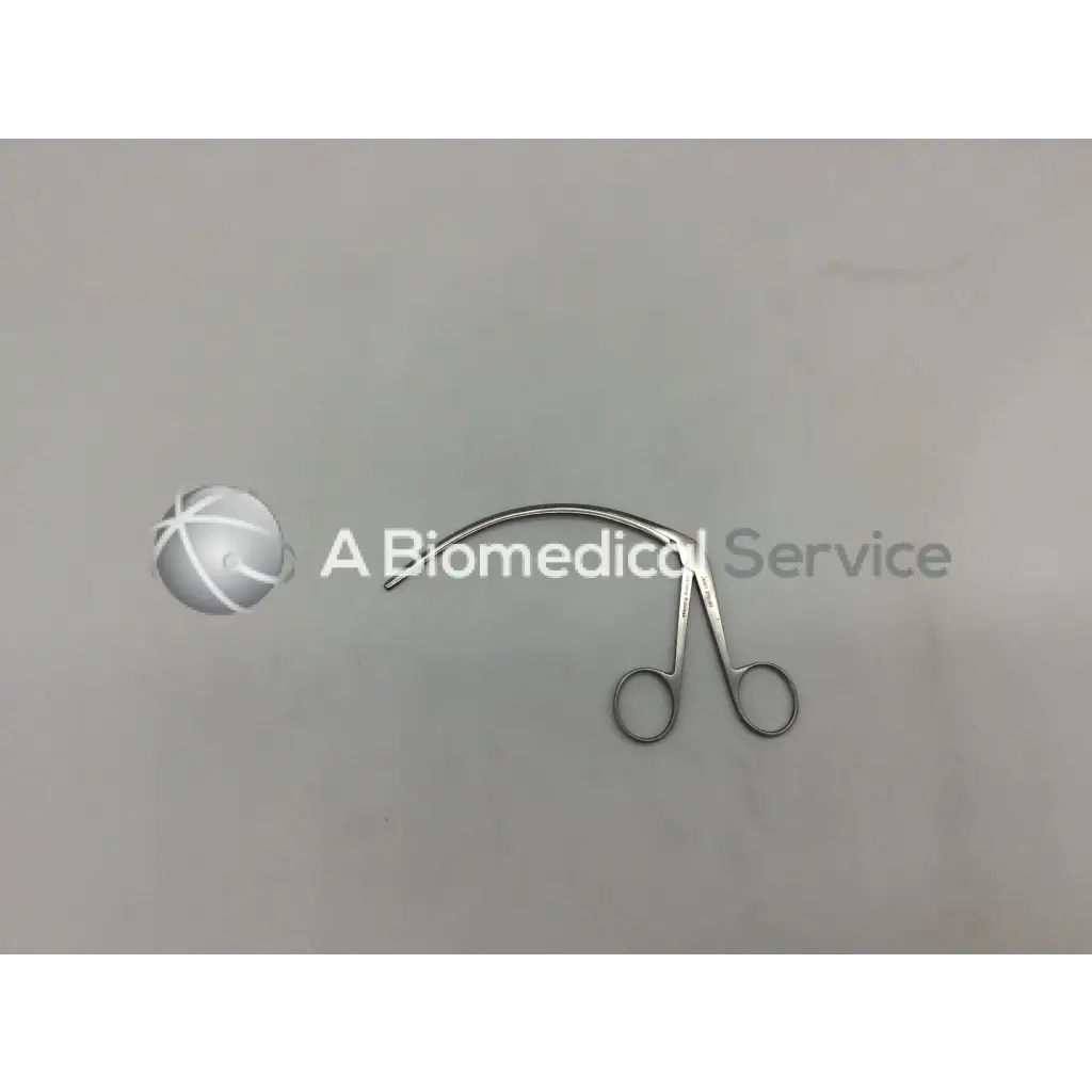 Jarit 270-185 retriever ad5-70 silver surgical forceps with curved elongated design and circular handles