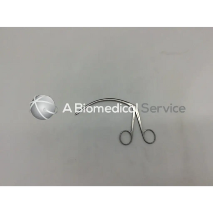 Jarit 270-185 retriever ad5-70 silver surgical forceps with curved elongated design and circular handles