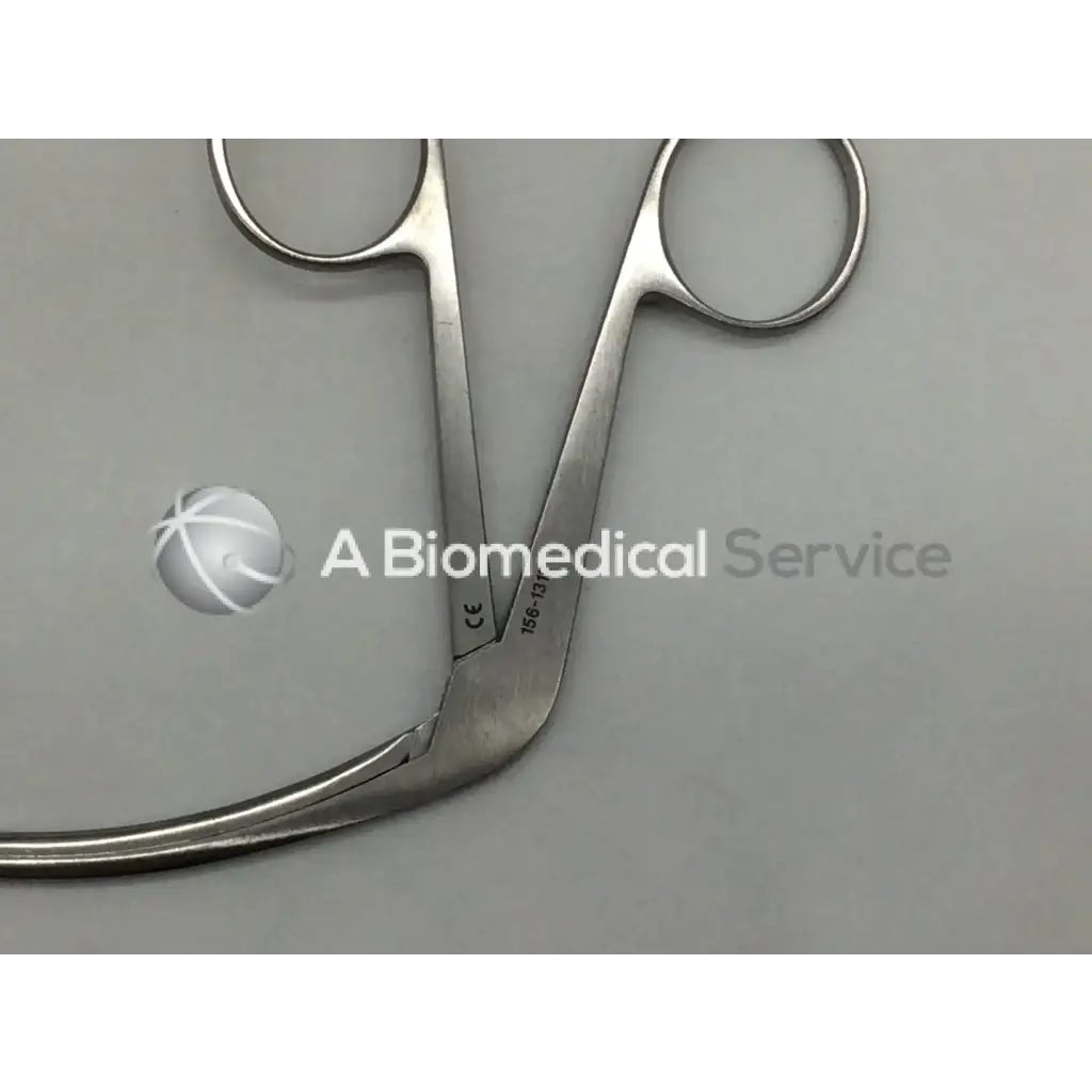 Jarit 270-185 stainless steel retriever ad5-70 surgical clamp with curved jaws and ergonomic handles for precision use