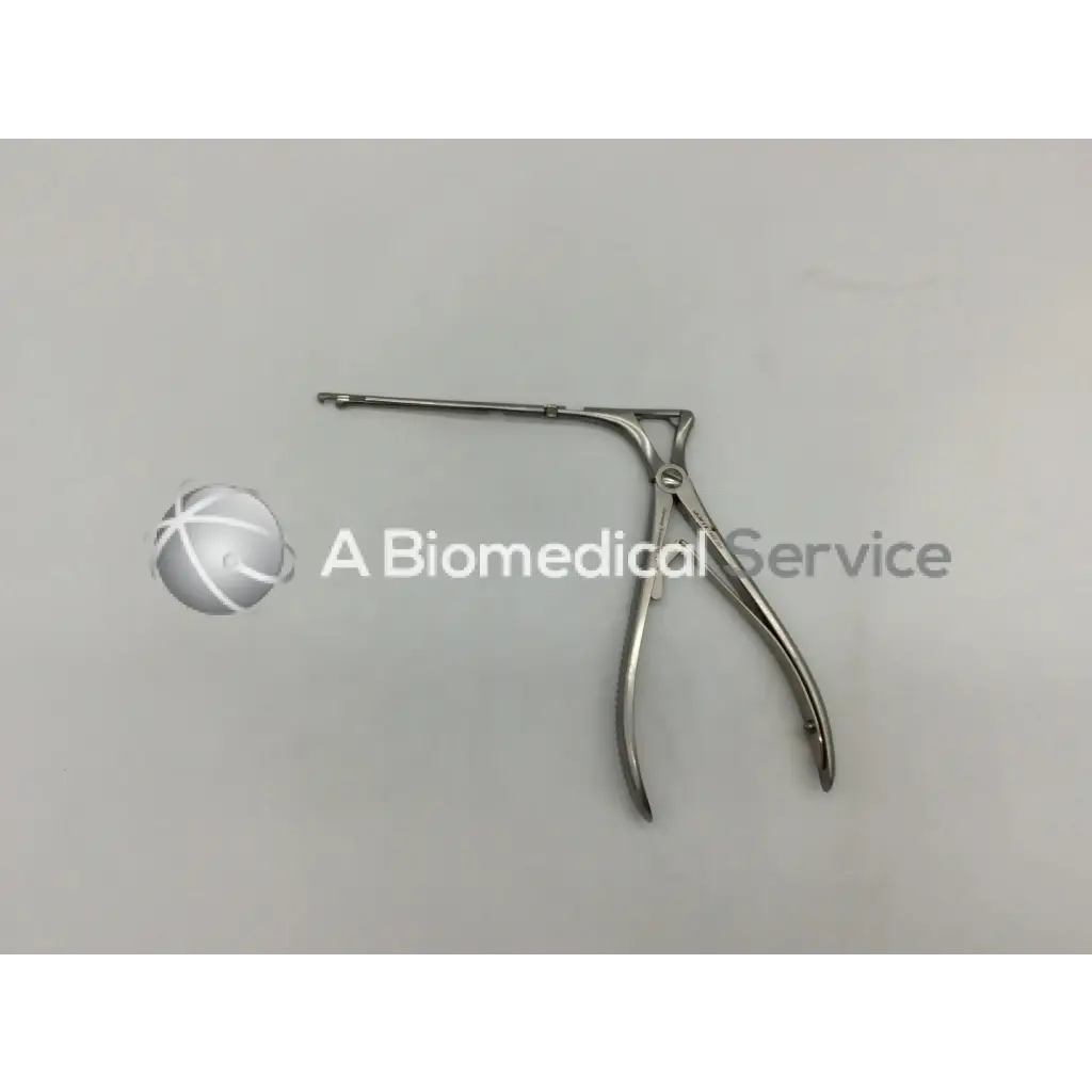 Stainless steel mckenty rotatable punch surgical retractor with curved articulated design and 90 degree angle handle