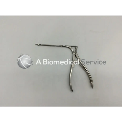 Stainless steel mckenty rotatable punch surgical retractor with curved articulated design and 90 degree angle handle