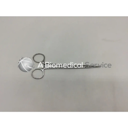 Jarit 450-310 schnidt tonsil forceps half curved closed rings with silver polished metallic finish and rounded handles