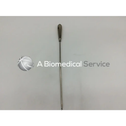 Jarit 615-210 sleek metallic grasping bipolar forceps with tapered handle and slender shaft for precise surgical use