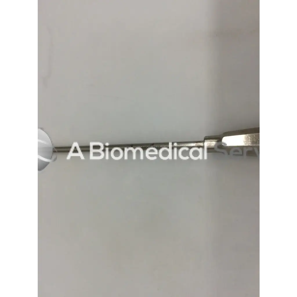 Silver jarit 615-210 grasping bipolar forceps with rounded handle and flat metallic tip for precise surgical use