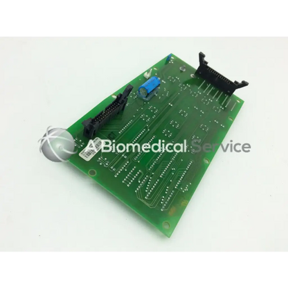 Jouan 85232554b thermo cl31 control board green circuit board with black connectors blue capacitor and silver components