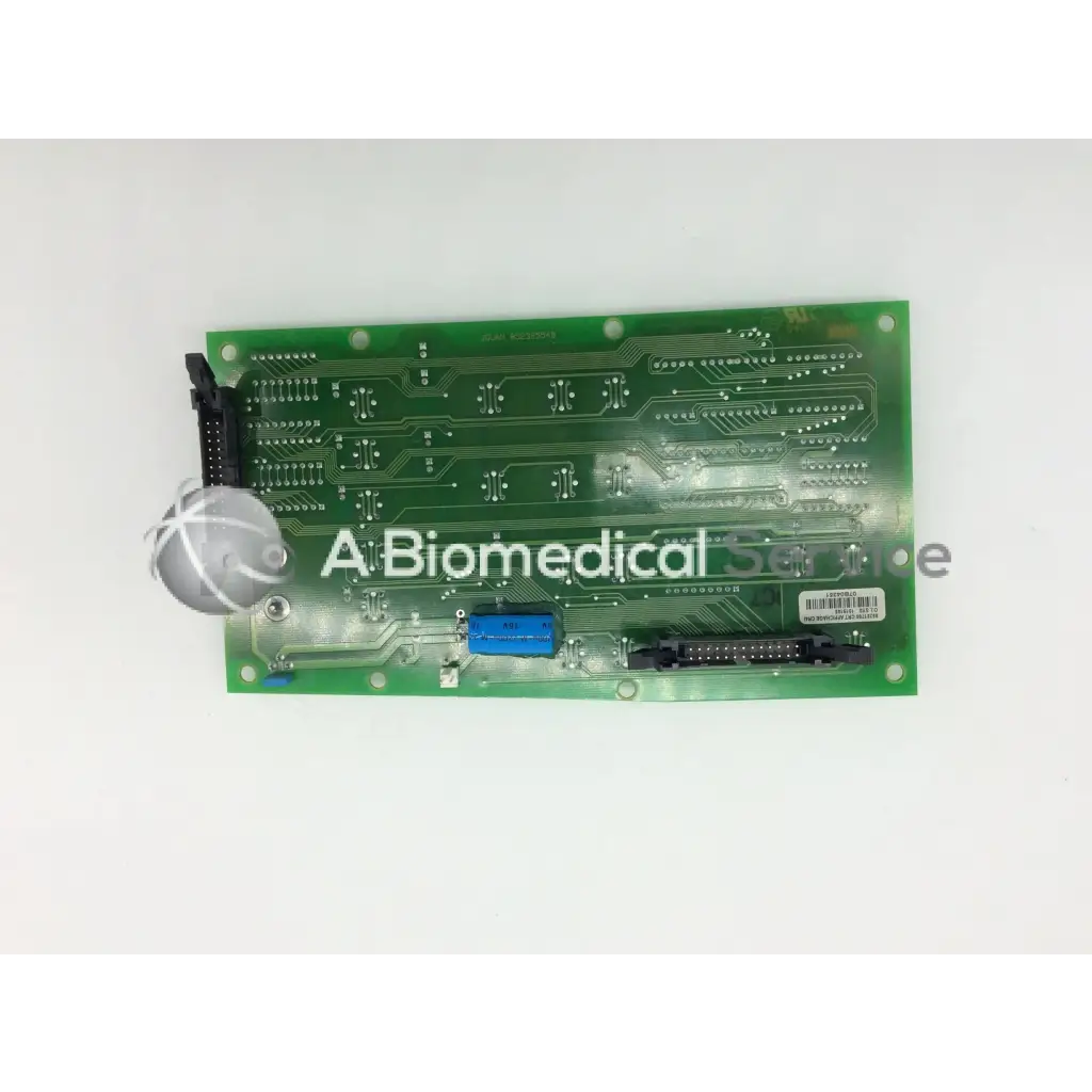 Green rectangular circuit board with silver and blue components for jouan 85232554b thermo cl31 centrifuge control board
