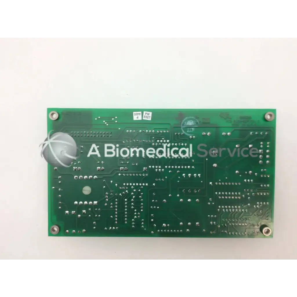 Green rectangular circuit board a125-007 with silver solder points and four mounting screws for board+a125-007 rev use