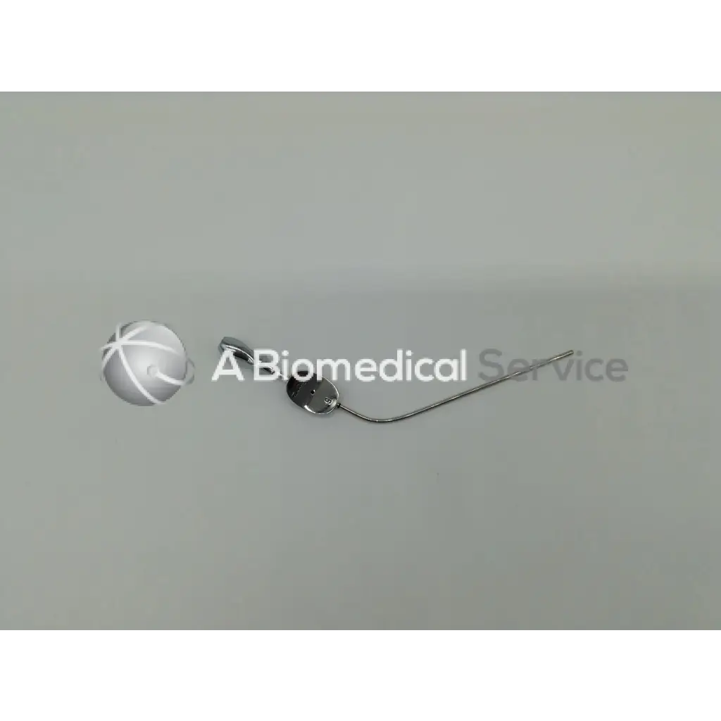 Karl storz 10 fr suction tip silver-colored metallic curved slender shaft with circular head for medical use