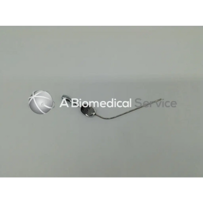 Karl storz 10 fr suction tip silver-colored metallic curved slender shaft with circular head for medical use