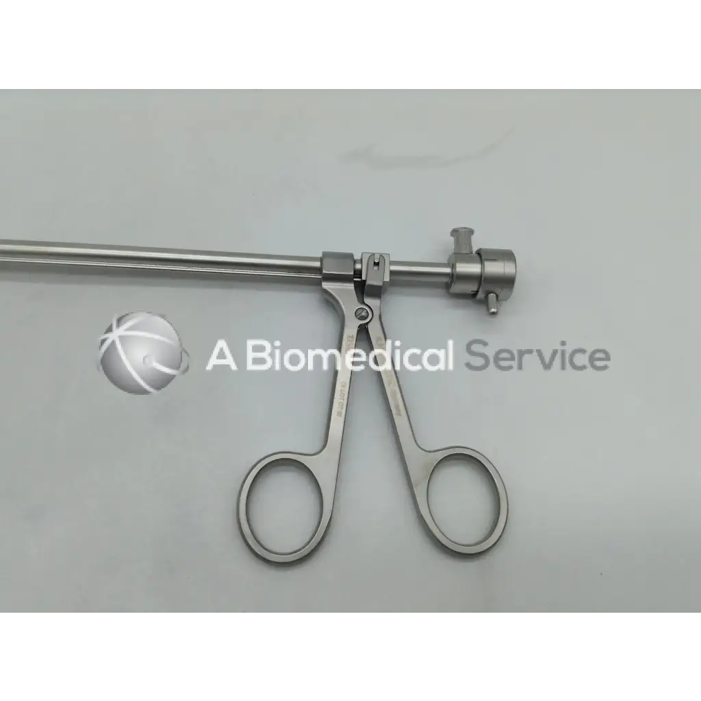 Load image into Gallery viewer, A Biomedical Service Karl Storz 10350L Surgical Round Optical Biopsy Cup Forceps Stainless Steel 299.95