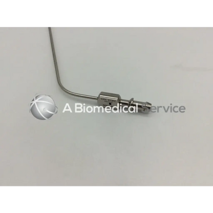 Karl storz rigid suction tube stainless steel with curved flexible tube and rectangular connector housing