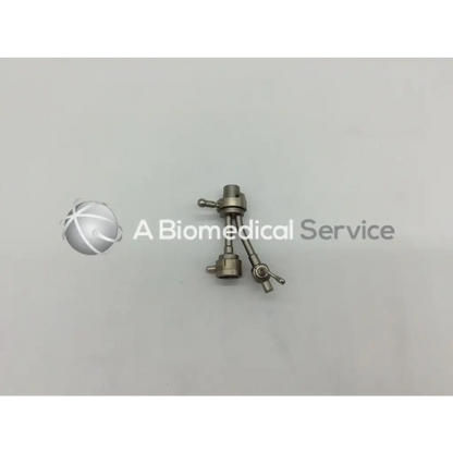 Stainless steel karl storz 27025 g single port urological telescope bridge with articulated joints and knurled handles