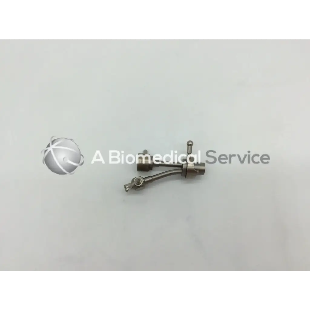 Silver articulated surgical instrument with handle for Karl Storz 27025 G single port urological telescope bridge