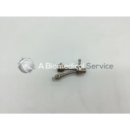 Silver articulated surgical instrument with handle for Karl Storz 27025 G single port urological telescope bridge