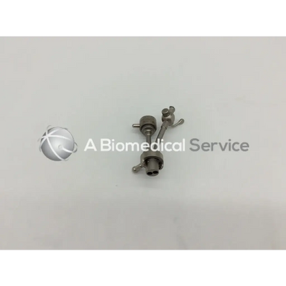Silver single port urological telescope bridge with articulated joints and multiple ports by Karl Storz