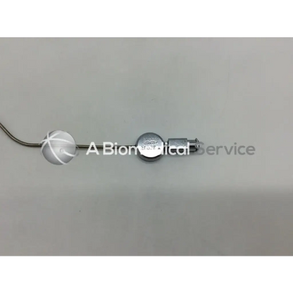 Silver metallic karl storz 28035 a handpiece instrument with spherical end engraved storz germany on cylindrical body