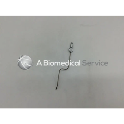Karl storz slender metallic handpiece instrument ac5-285 with curved shaft and circular component near top for surgery use