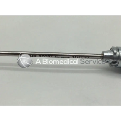 Silver surgical instrument karl storz 28147 bv dilator with curved sharf ac5-332 and textured metallic handle