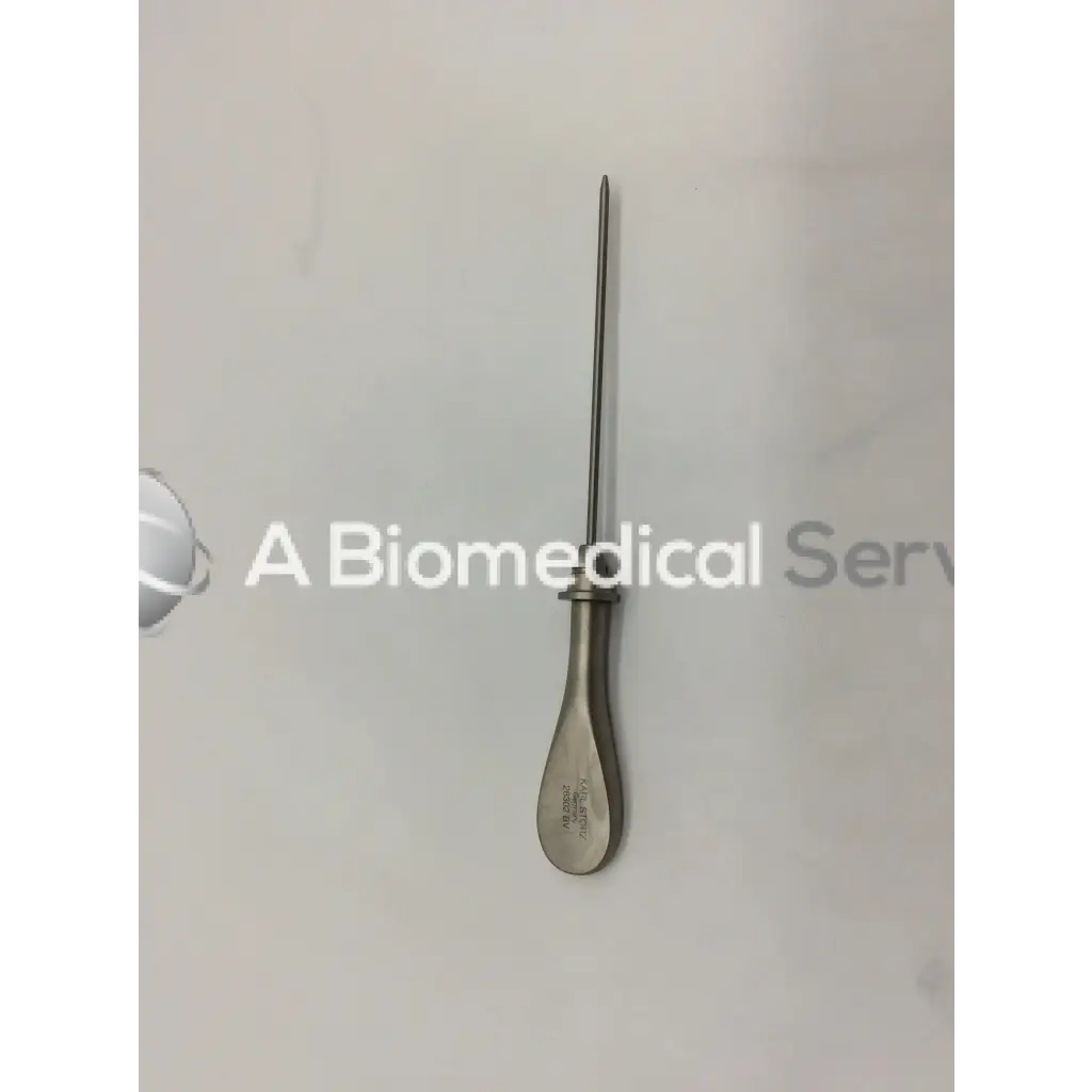 Stainless steel karl storz orthopedic sharp 3mm obturator with long slender needle tip and ergonomic handle