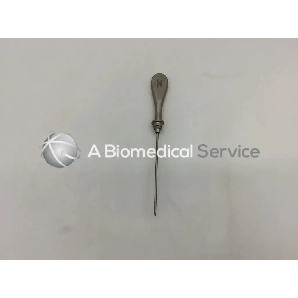 A sleek metallic karl storz orthopedic sharp 3mm obturator with textured handle and slender pointed shaft